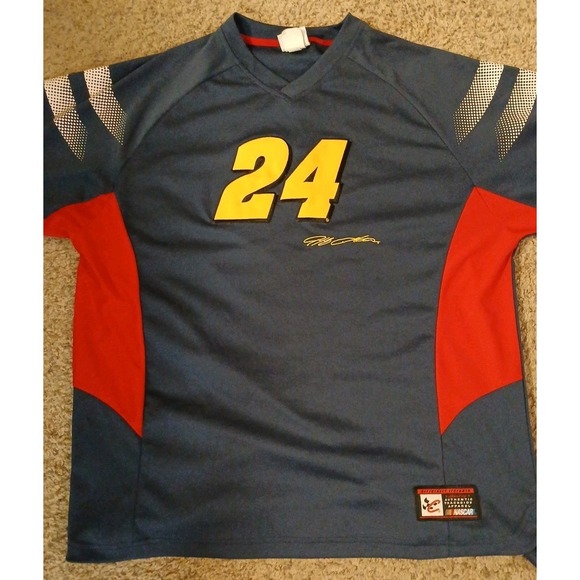 Vintage Jeff Gordon Dupont NASCAR Chase Jersey XL Embroidered Signature Shirt - Picture 3 of 6